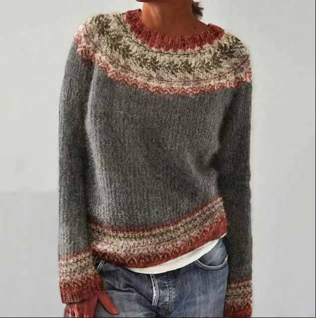 VRYSEN |  Herbstpullover mit Muster