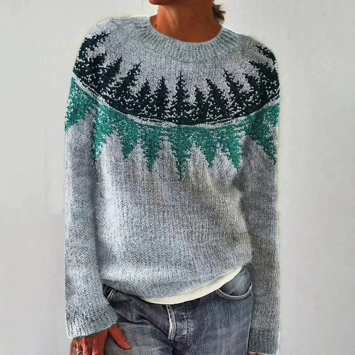 VRYSEN |  Herbstpullover mit Muster