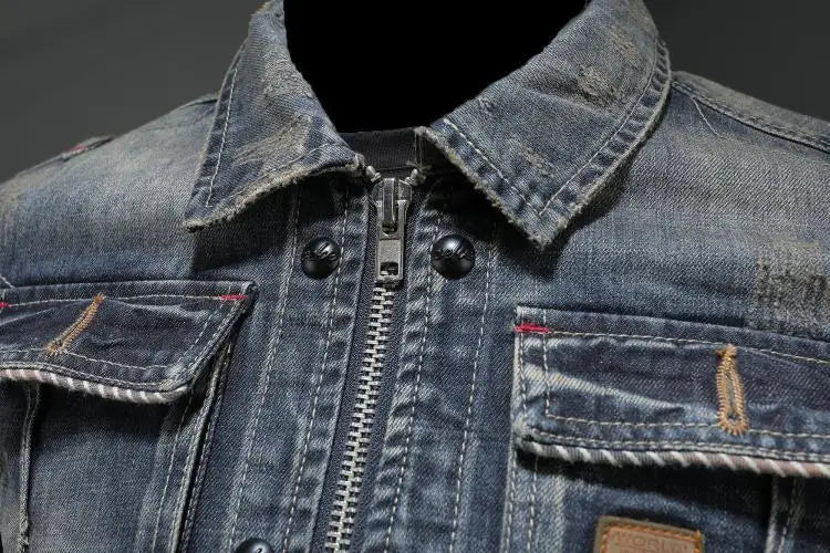 HENRY | Retro Denim Jacke