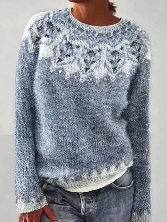 VRYSEN |  Herbstpullover mit Muster