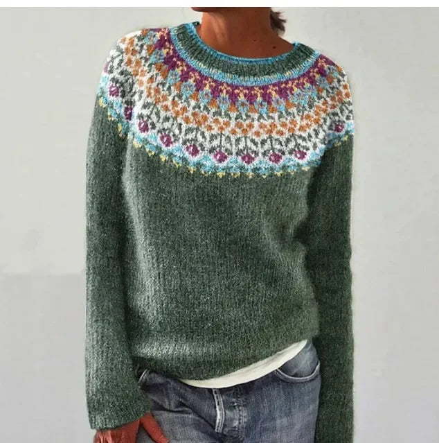 VRYSEN |  Herbstpullover mit Muster