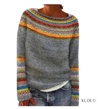 VRYSEN |  Herbstpullover mit Muster